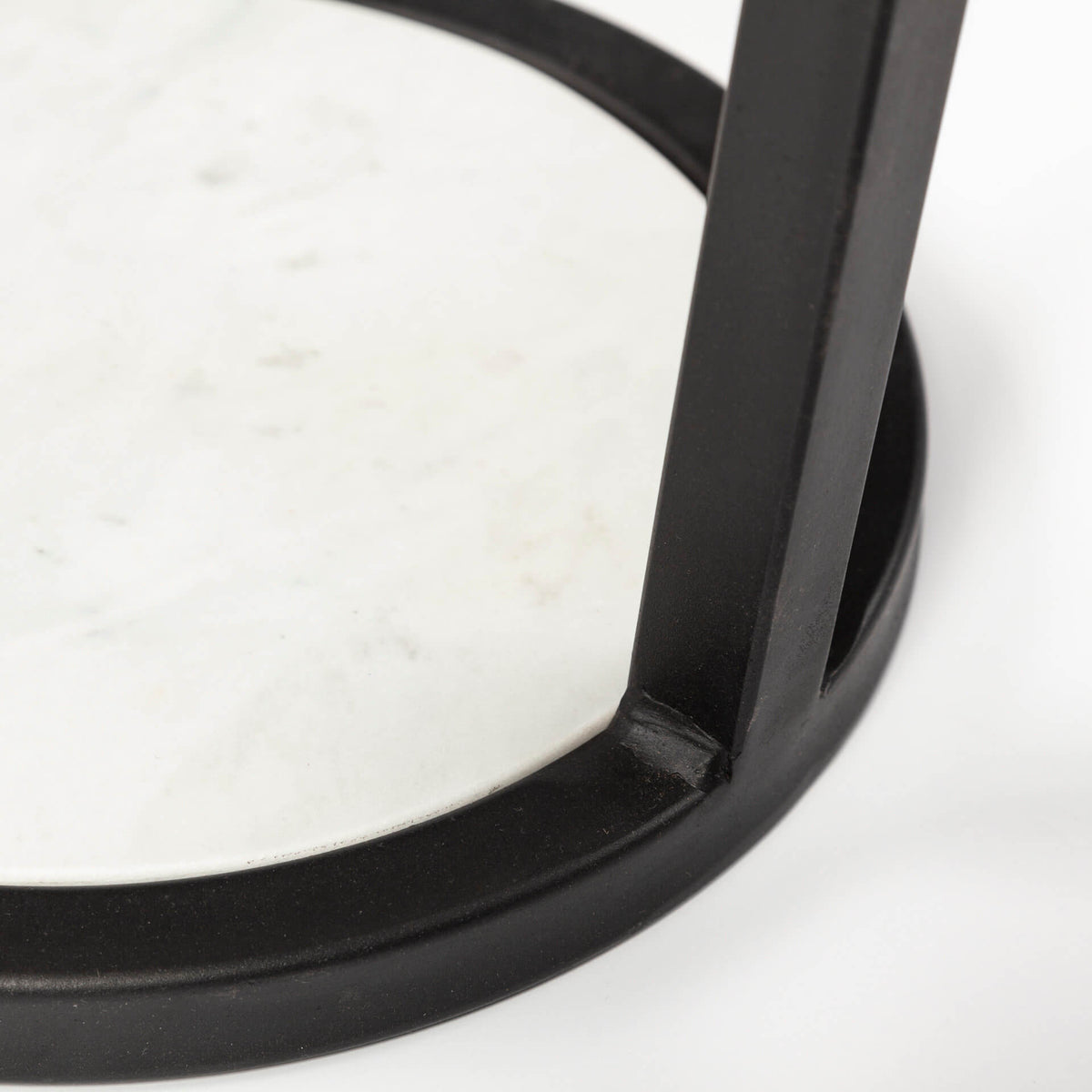 MERCANA BOMBOLA ROUND MARBLE ACCENT TABLE 67039