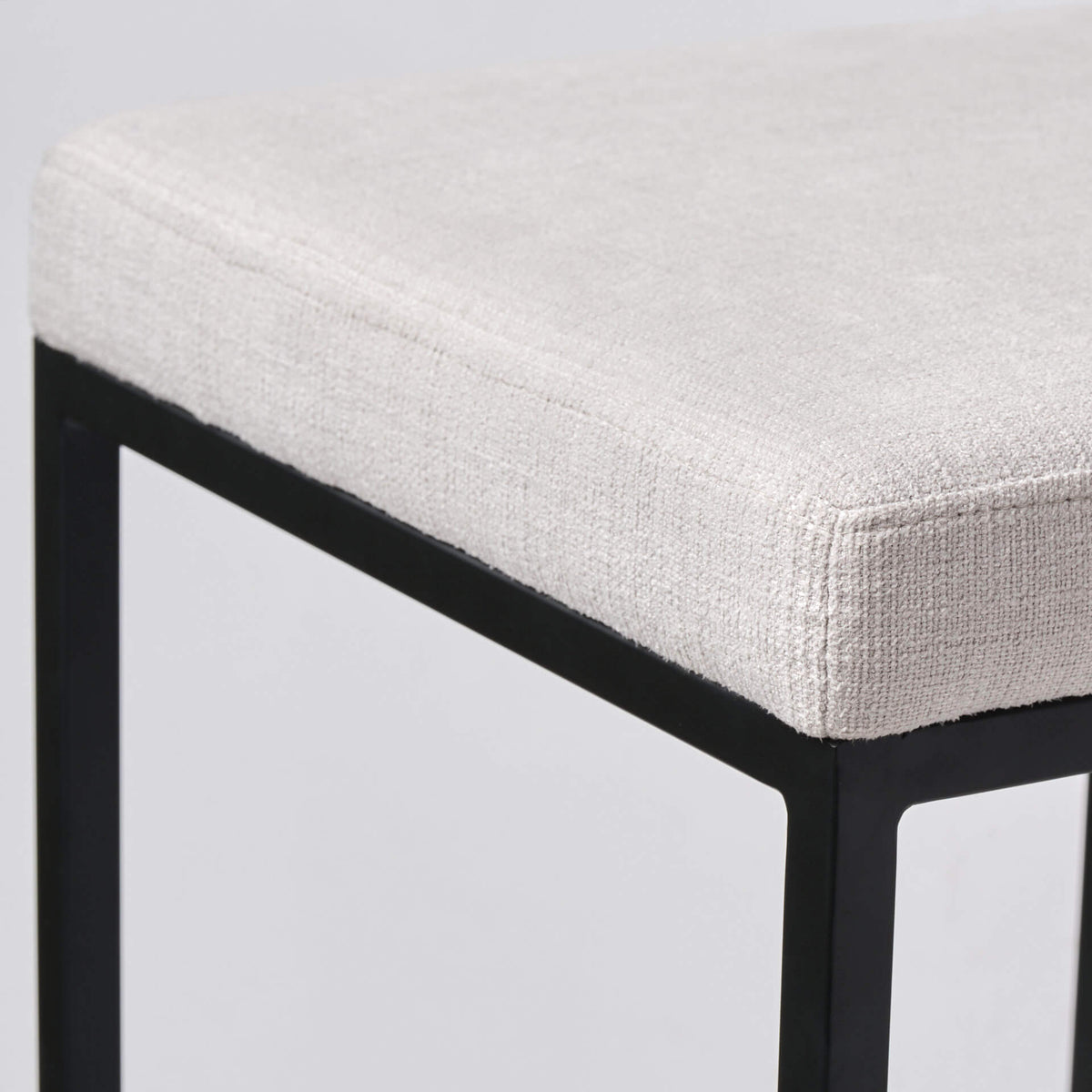 MERCANA FRODO COUNTER STOOL WHITE FABRIC 68444