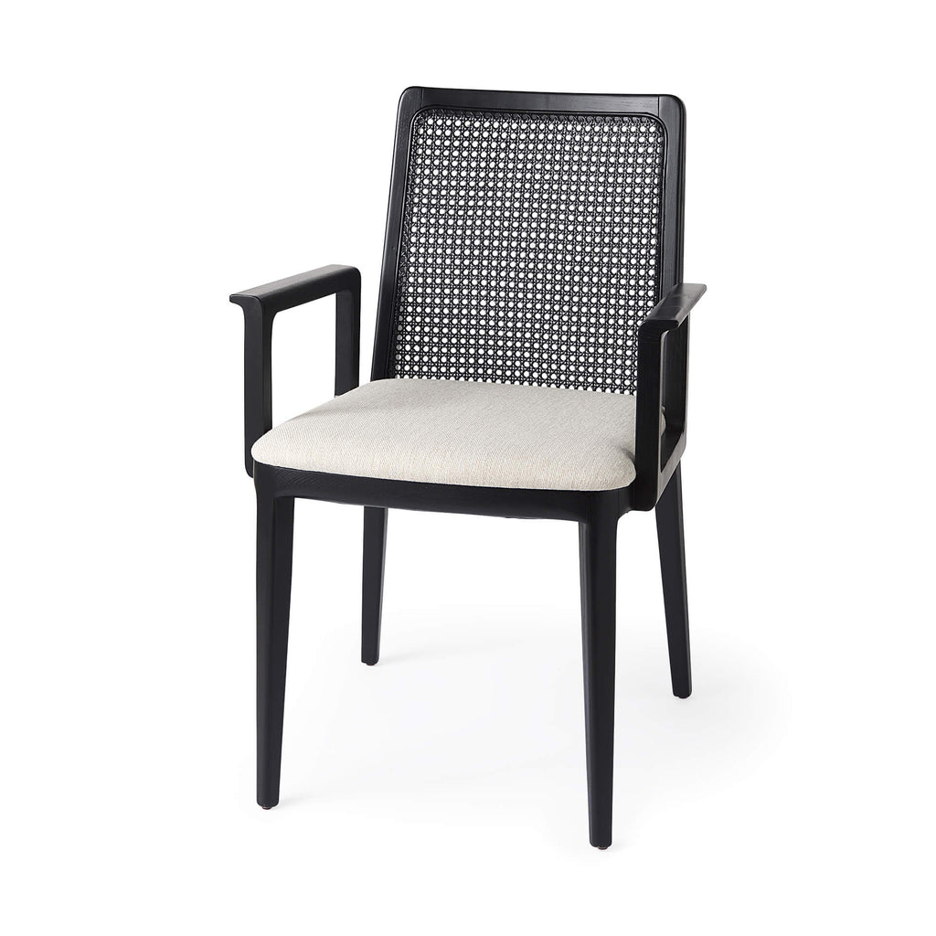 MERCANA CLARA DINING CHAIR CREAM FABRIC 69352