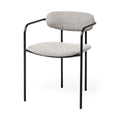 MERCANA PARKER DINING CHAIR BLACK FRAME SET OF TWO 69358