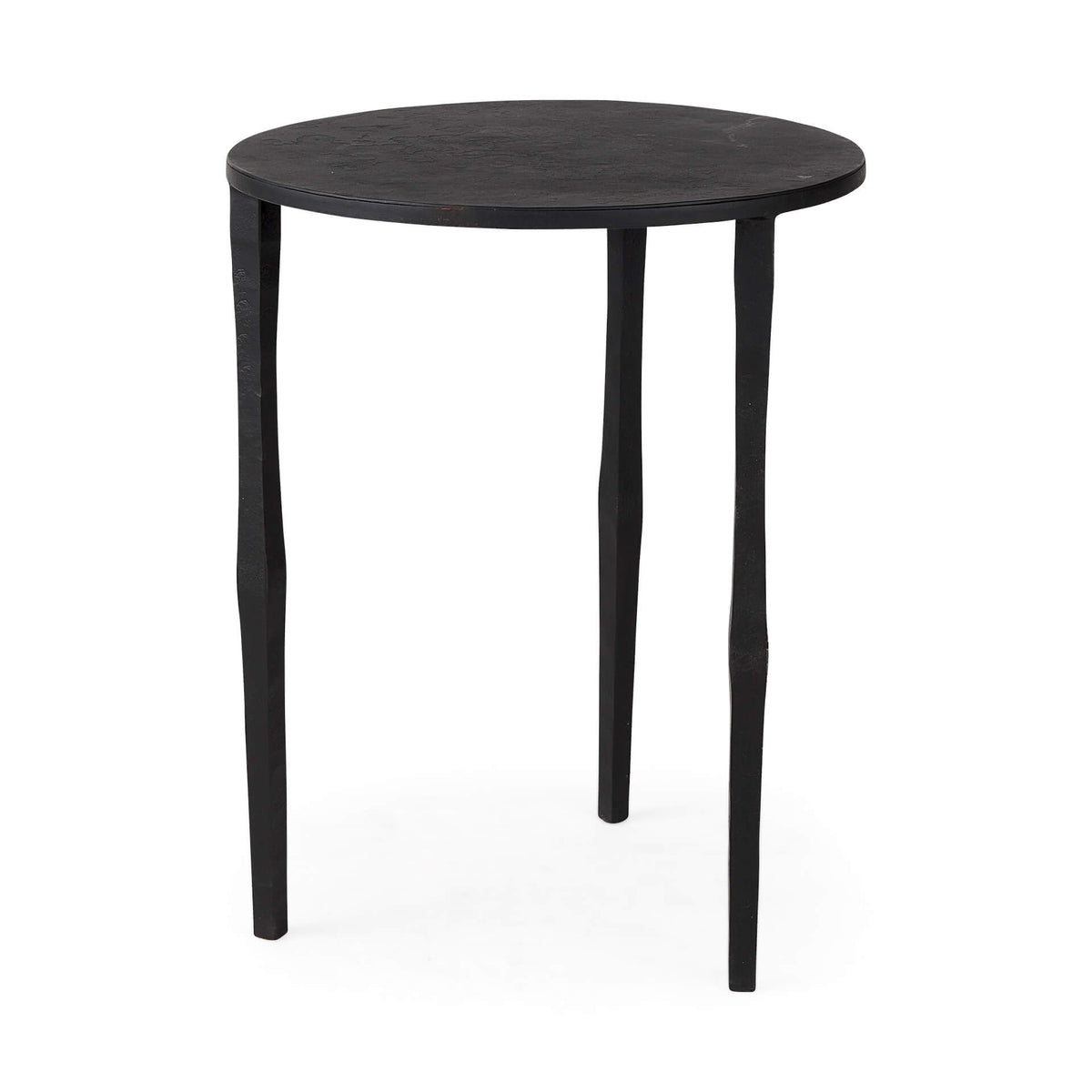MERCANA TIMOTHY BLACK IRON END TABLE 69258