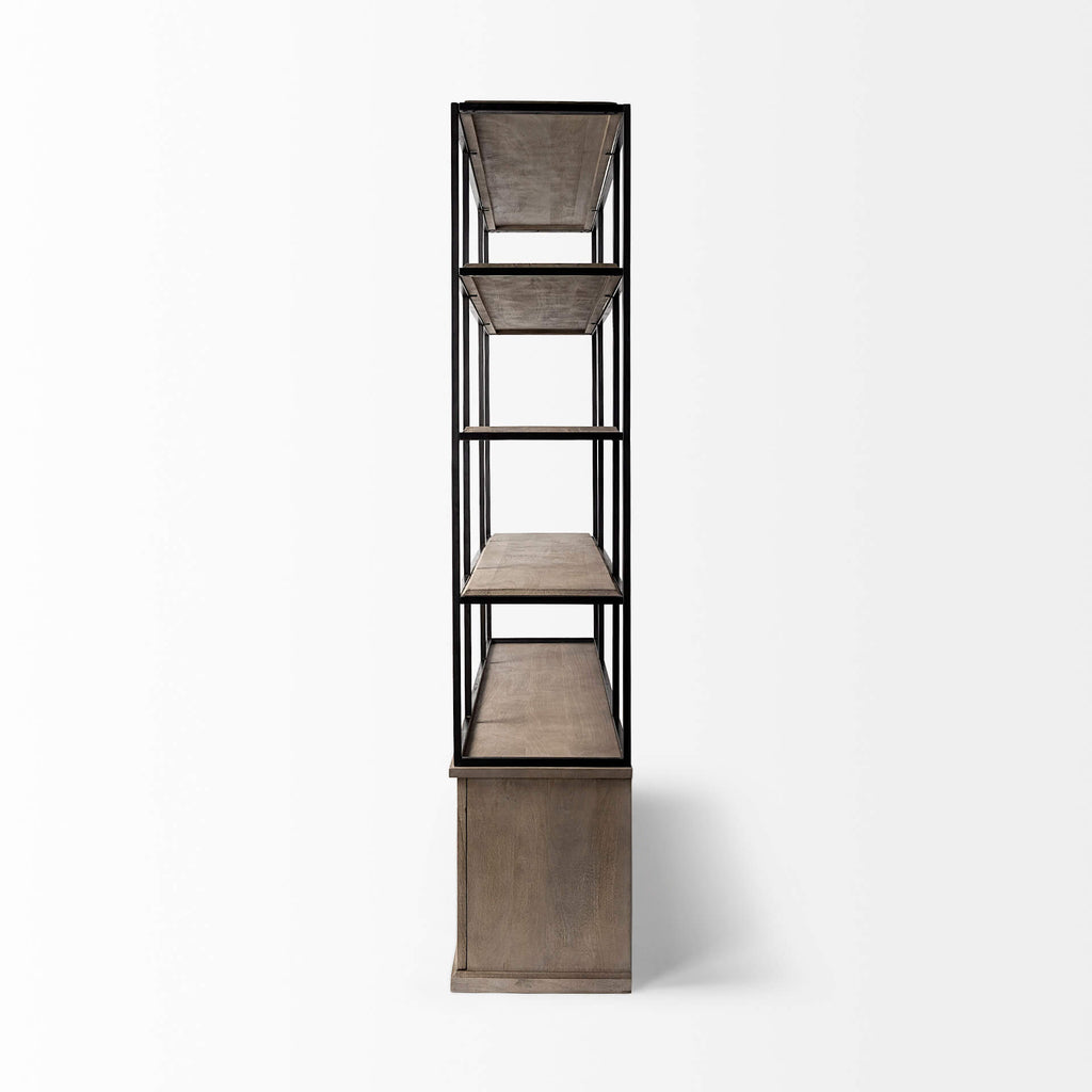 MERCANA BRAXTON THREE SHELF SHELVING UNIT 68202-AB