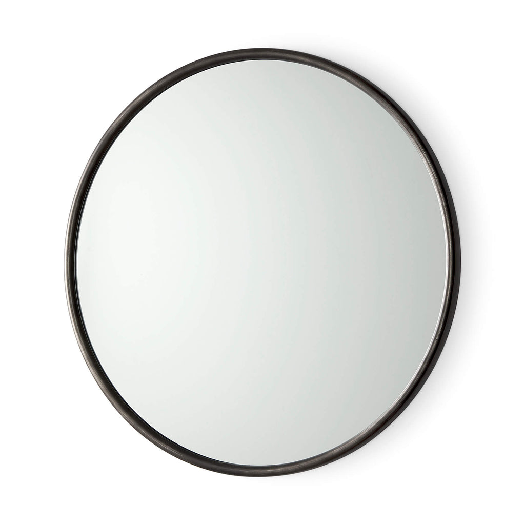MERCANA PIPER SMALL BLACK METAL MIRROR 69341