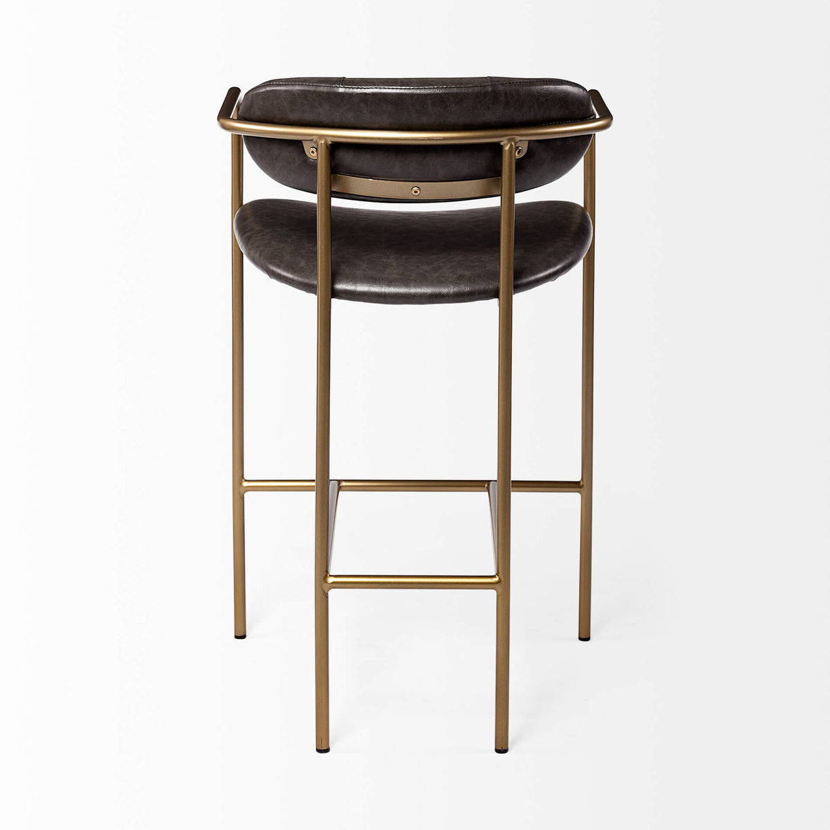 MERCANA PARKER COUNTER STOOL BROWN FAUX LEATHER 69362