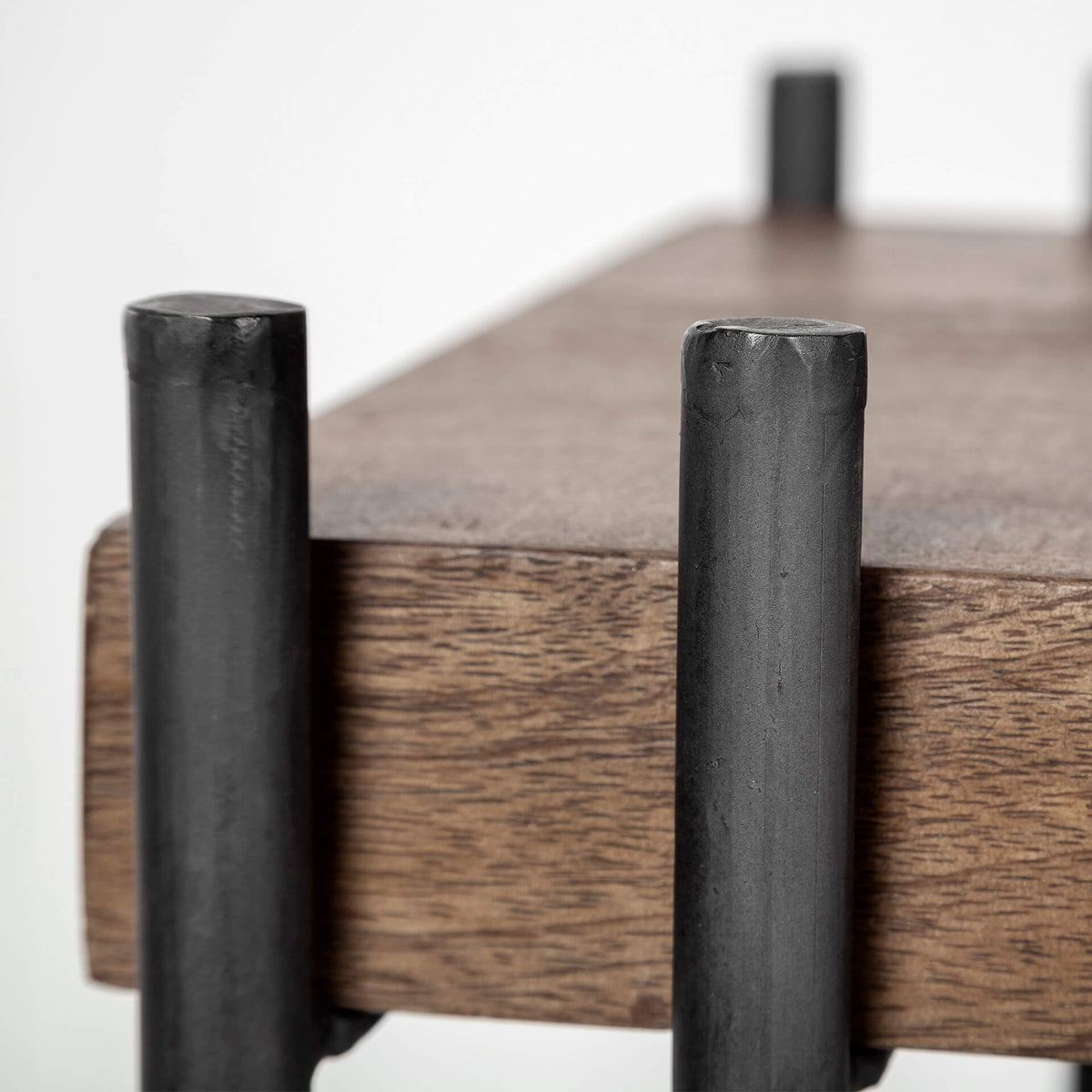 MERCANA MADDOX WOOD C-SHAPED END TABLE 67842