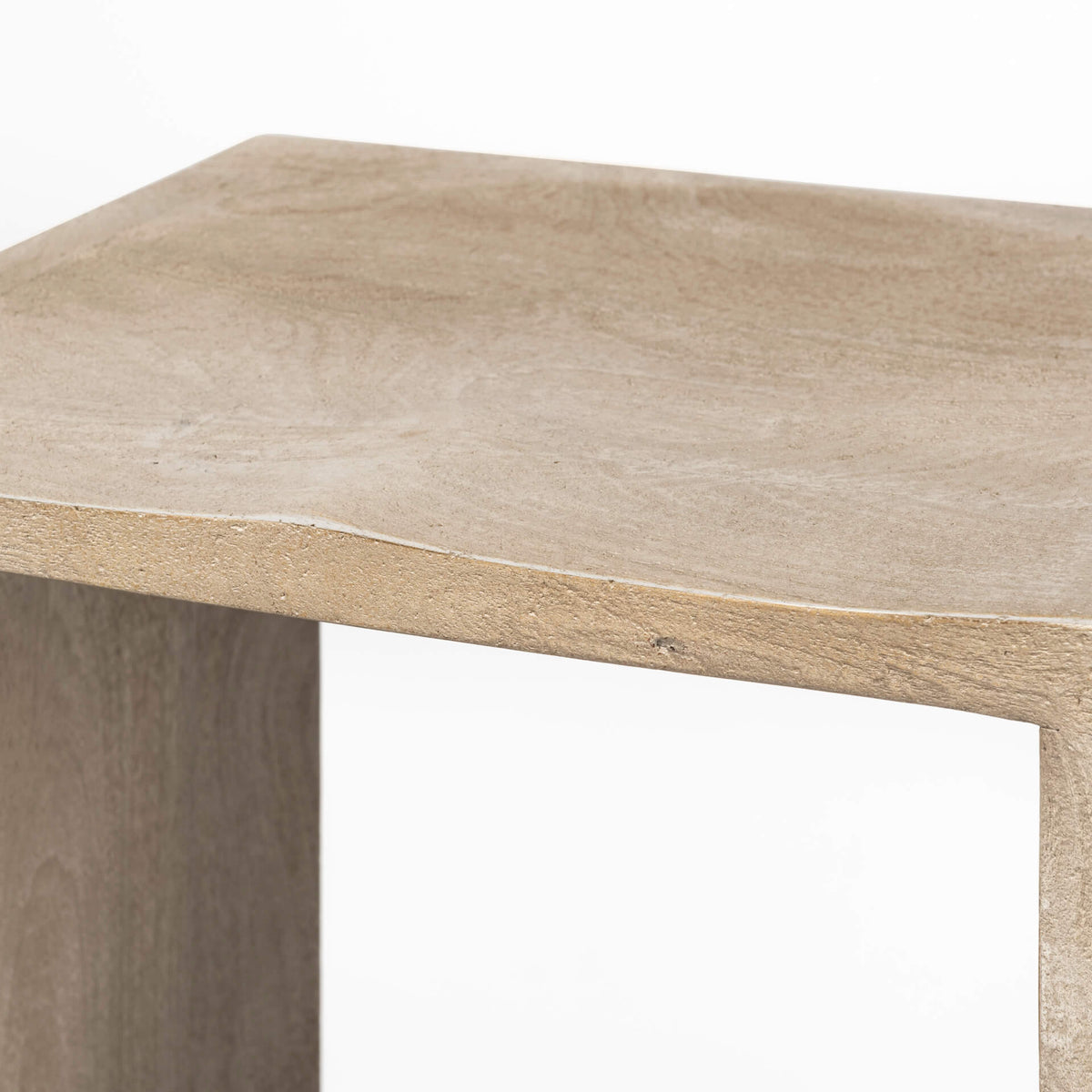 MERCANA AIDA LIGHT GRAY WOOD COUNTER STOOL 69192