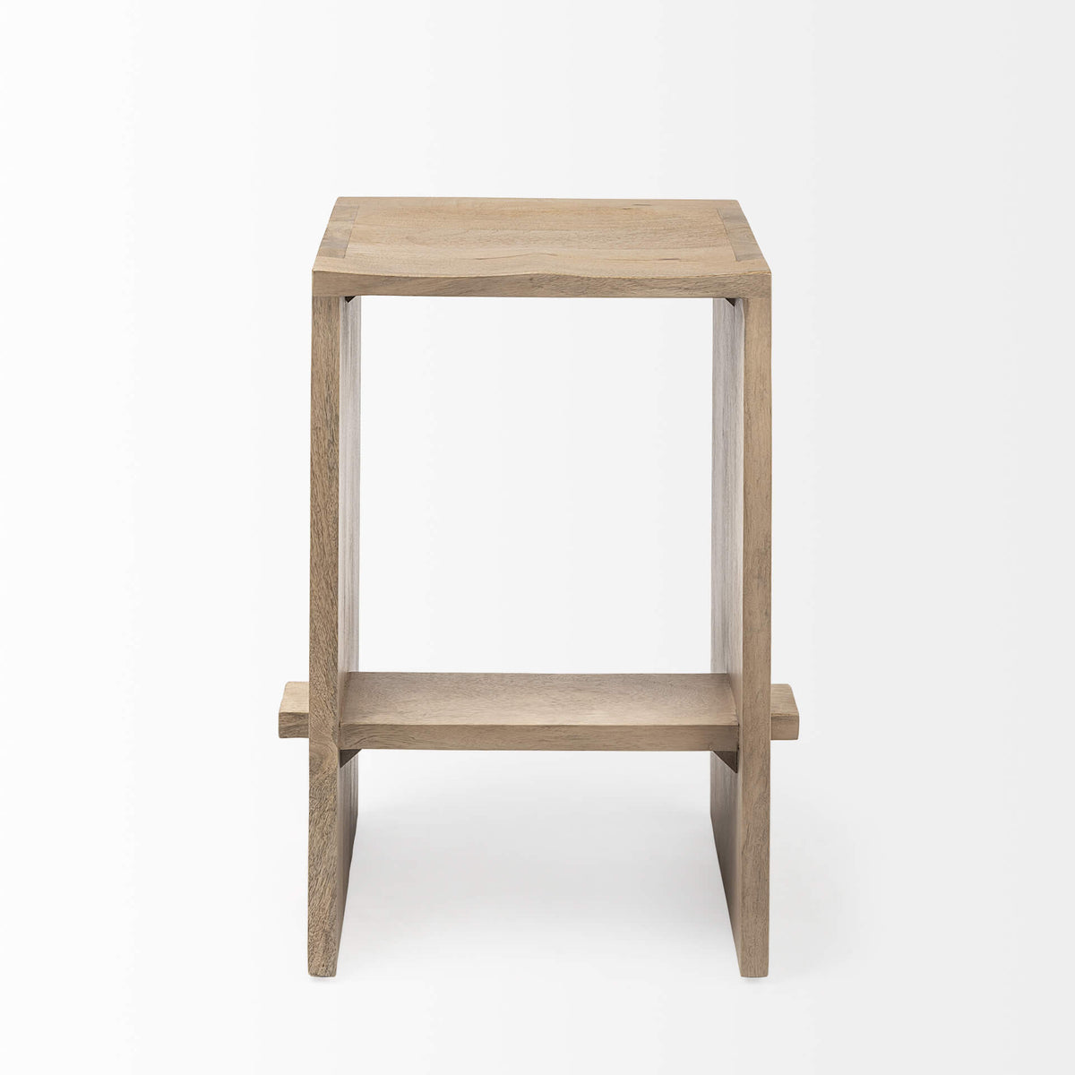 MERCANA AIDA LIGHT BROWN WOOD COUNTER STOOL 69193