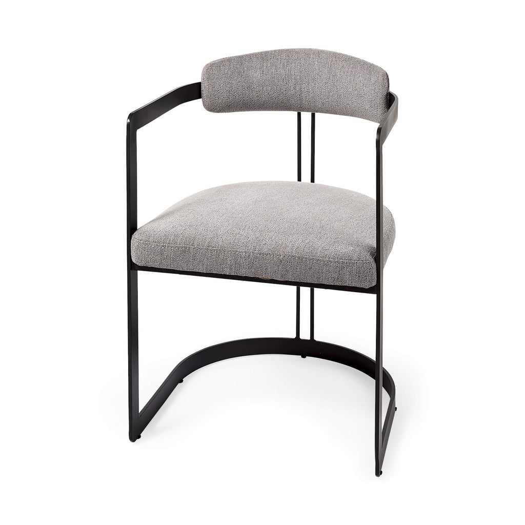 MERCANA HOLLYFIELD DINING CHAIR GRAY FABRIC 69454