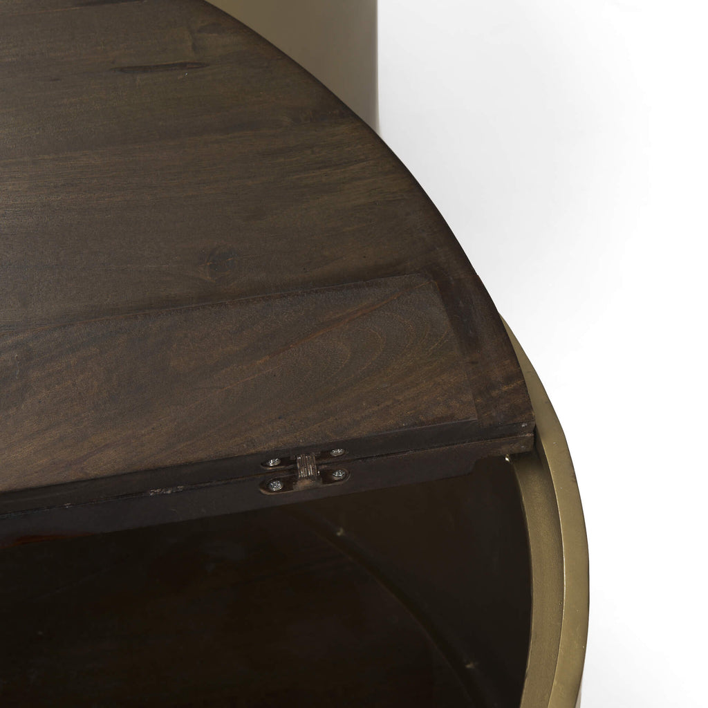 MERCANA ECLIPSE ROUND NESTED COFFEE TABLES SET OF TWO 67828