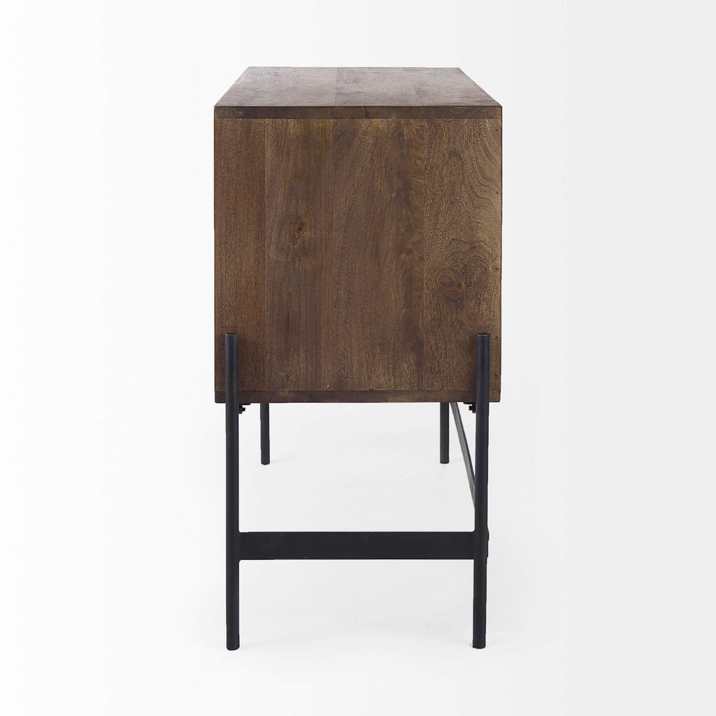 MERCANA GLENN DARK WOOD ACCENT CABINET 69194