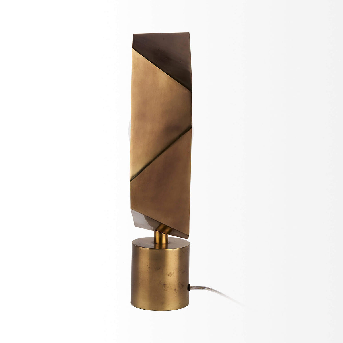 MERCANA SHAMIR GOLD GEOMETRIC TABLE LAMP 68773