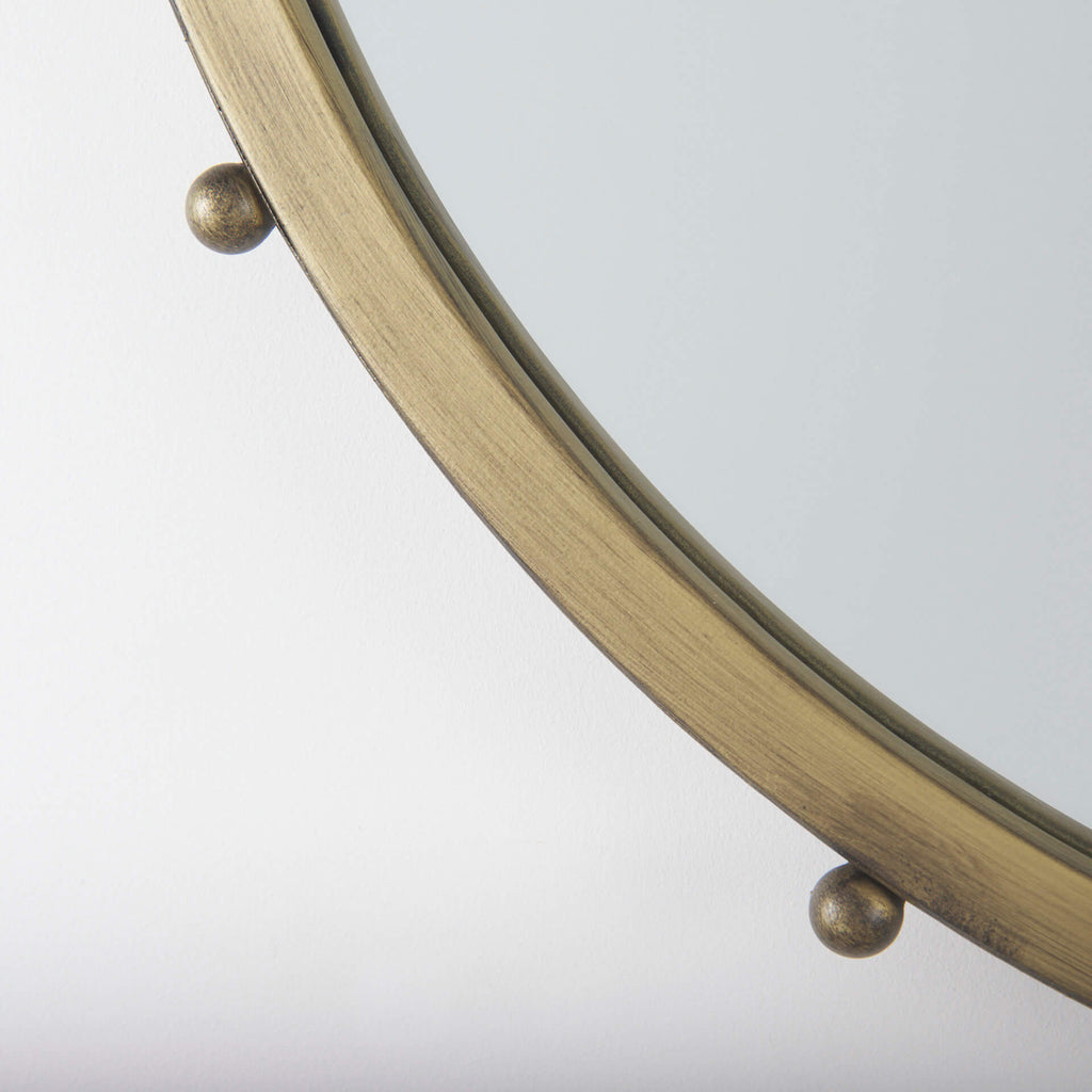 MERCANA ELENA SMALL GOLD METAL MIRROR 69318