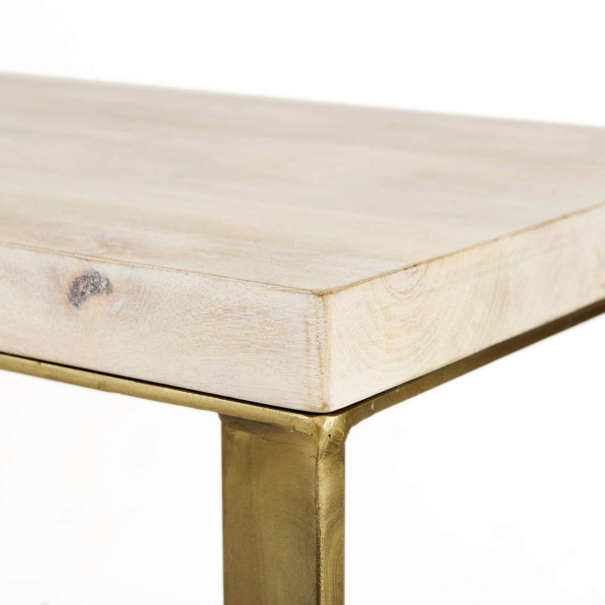 MERCANA FAYE GOLD METAL CONSOLE TABLE 69182