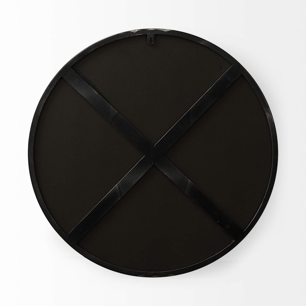 MERCANA ADRIANNA BLACK METAL MIRROR 69325