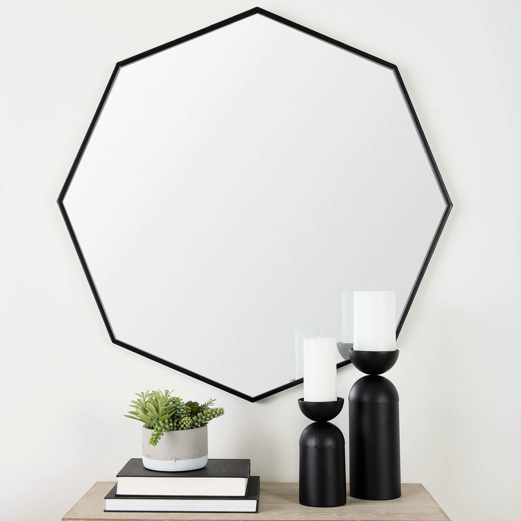 MERCANA HELIX 37" OCTOGON METAL MIRROR 68548