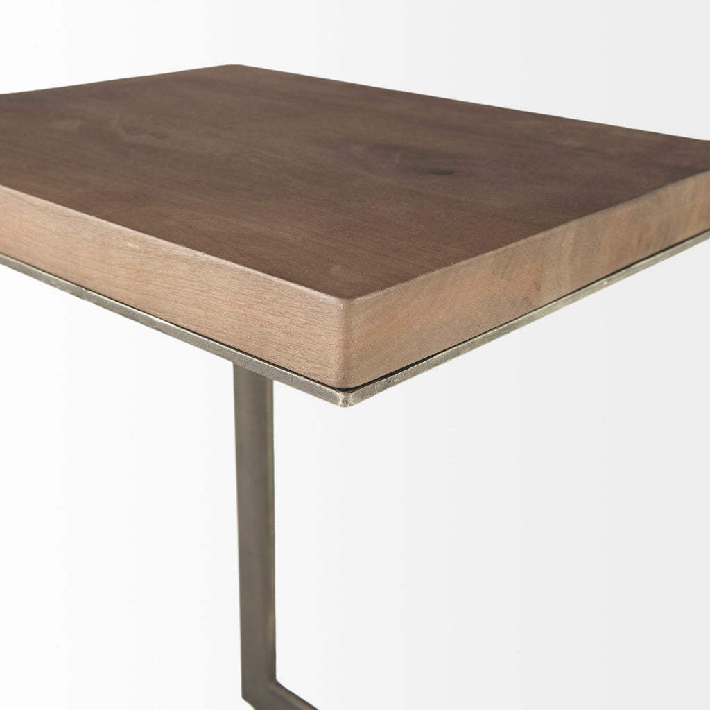 MERCANA FAYE C-SHAPED SIDE TABLE 69170