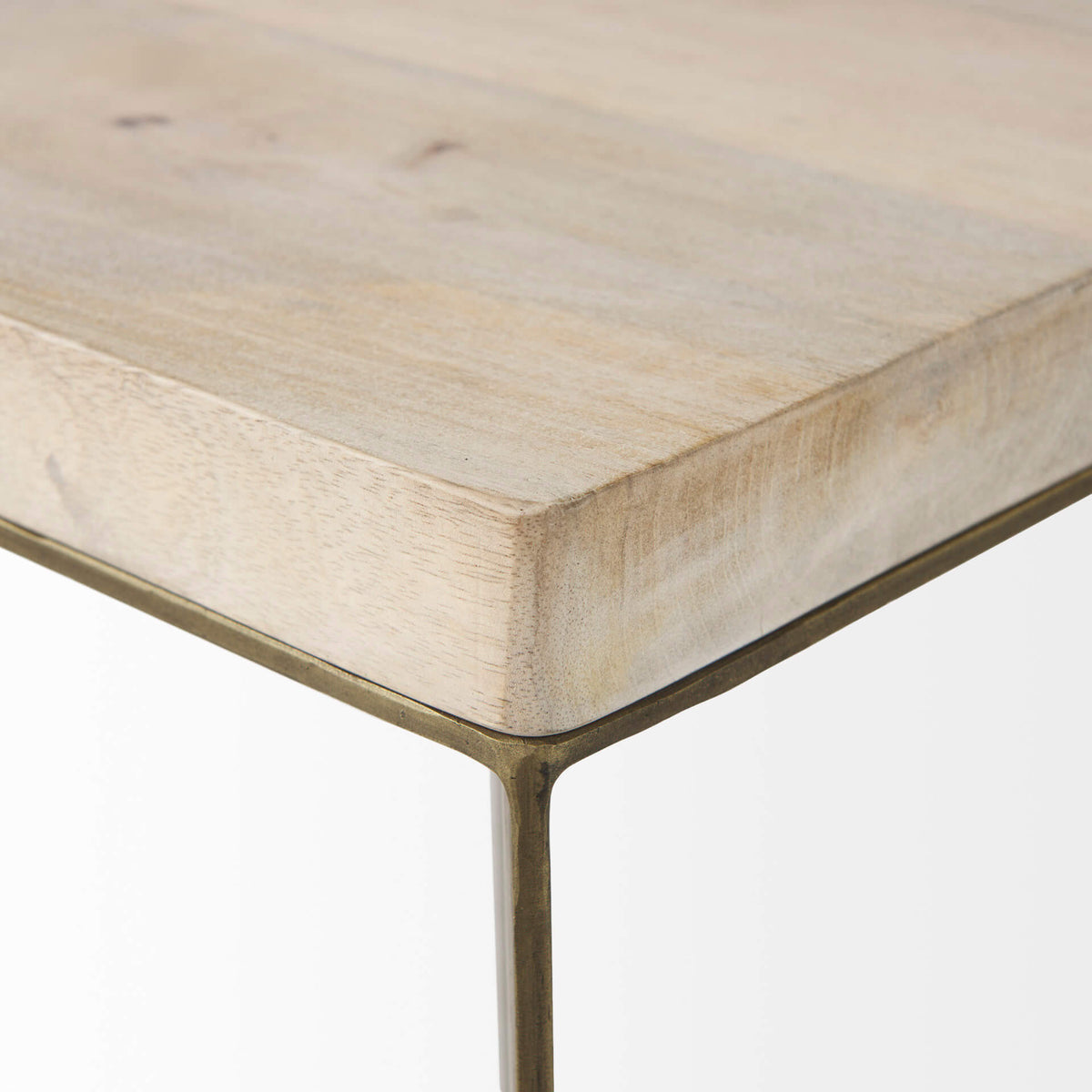 MERCANA FAYE GOLD METAL ACCENT TABLES SET OF TWO 69179