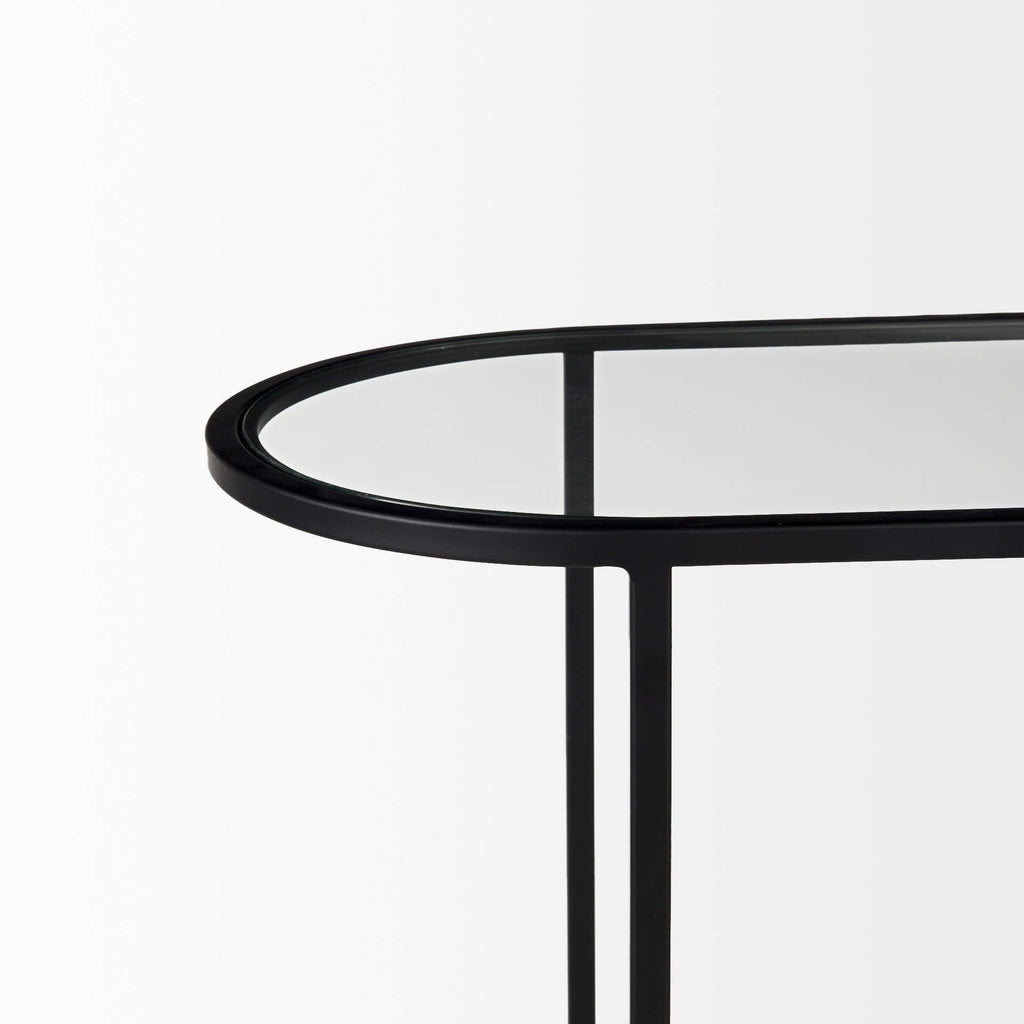 MERCANA  CELINE OVAL NESTING TABLES SET OF TWO 69492