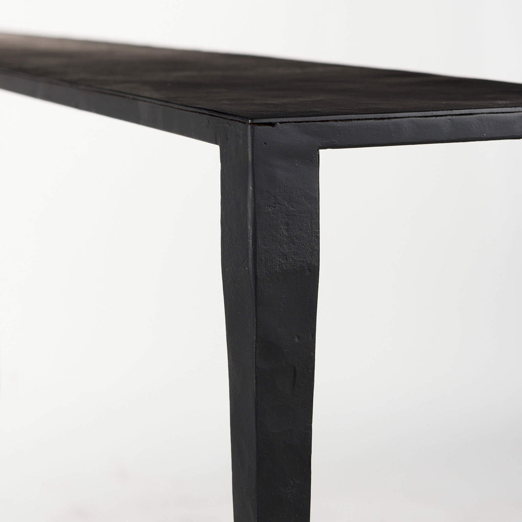 MERCANA TIMOTHY BLACK IRON CONSOLE TABLE 69257