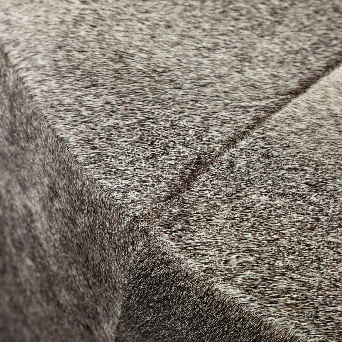 MERCANA ZAHAVI COWHIDE ROUND OTTOMAN 69056
