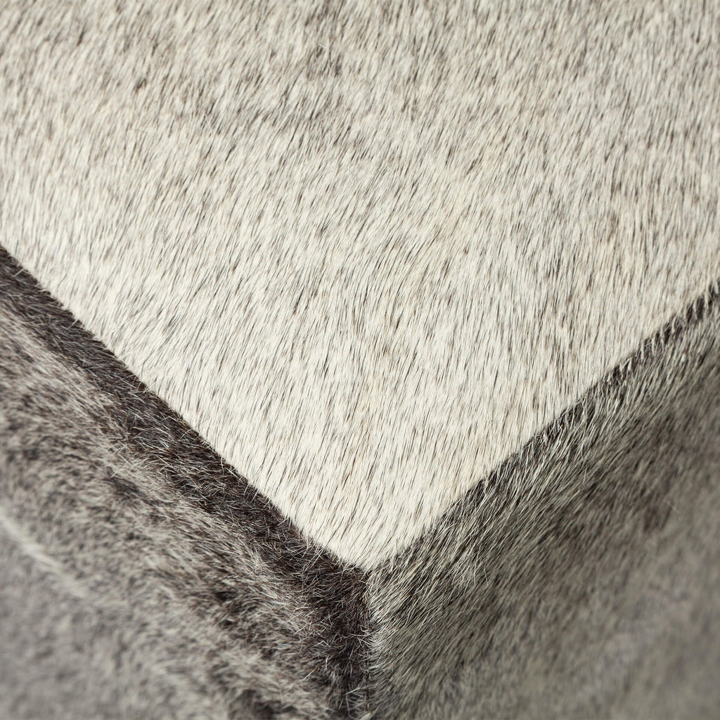 MERCANA ZAHAVI COWHIDE SQUARE OTTOMAN 69055