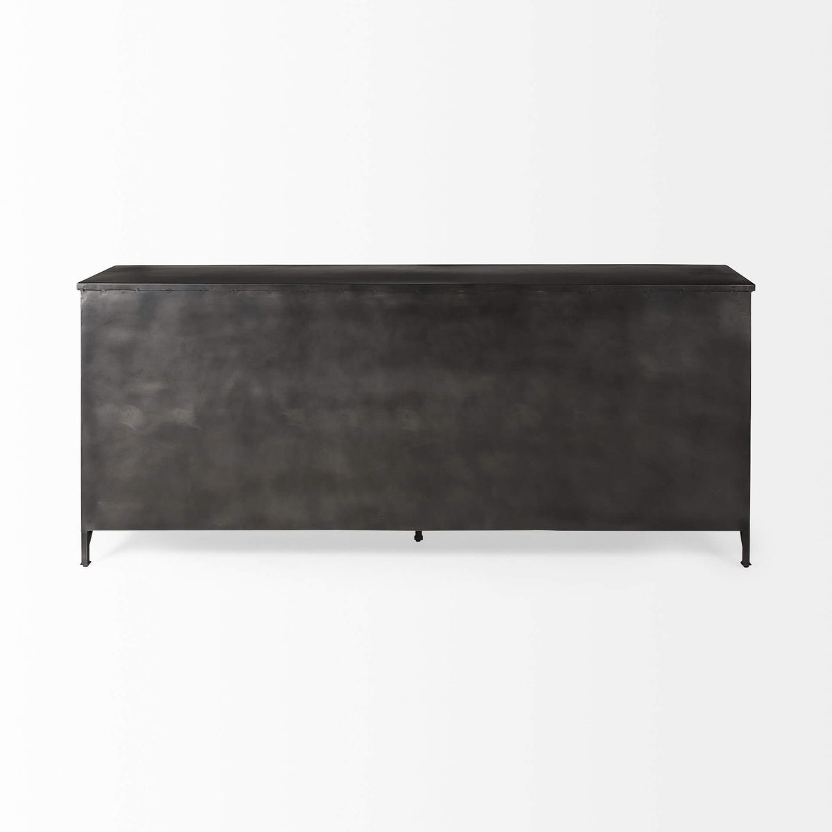 MERCANA POPPY BLACK METAL WITH GLASS DOOR SIDEBOARD 50524