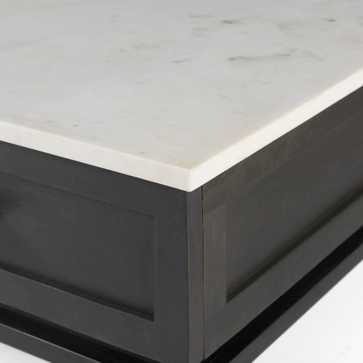 MERCANA DIVINA WHITE MARBLE TOP SIDE TABLE 69237