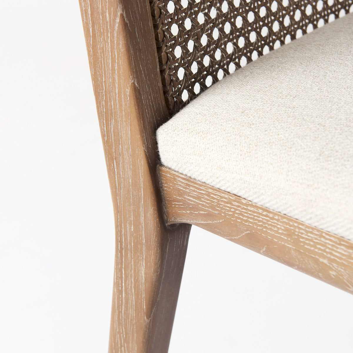 MERCANA CLARA DINING CHAIR CREAM FABRIC SET OF TWO 69349