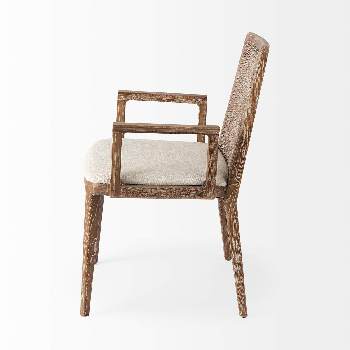 MERCANA CLARA DINING CHAIR CREAM FABRIC 69351