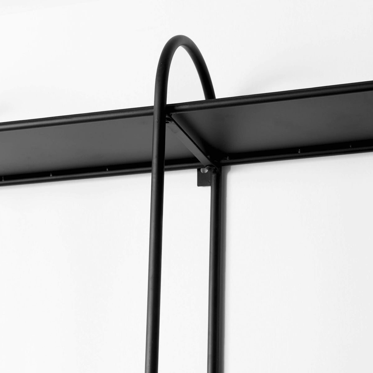 MERCANA DECIMUS BLACK METAL 3 TIERED SHELF 69491