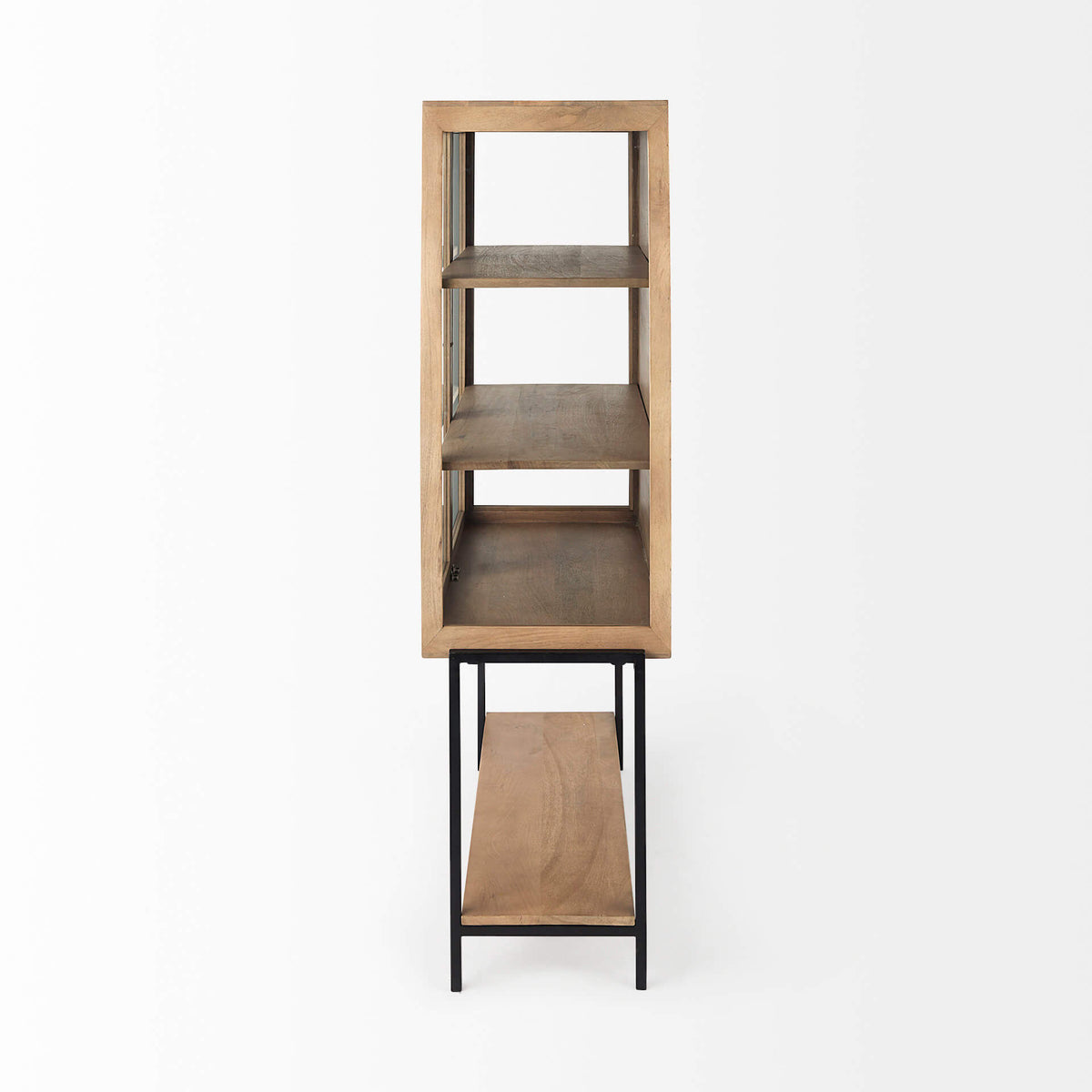 MERCANA ARELIUS LIGHT BROWN DISPLAY CABINET 69209