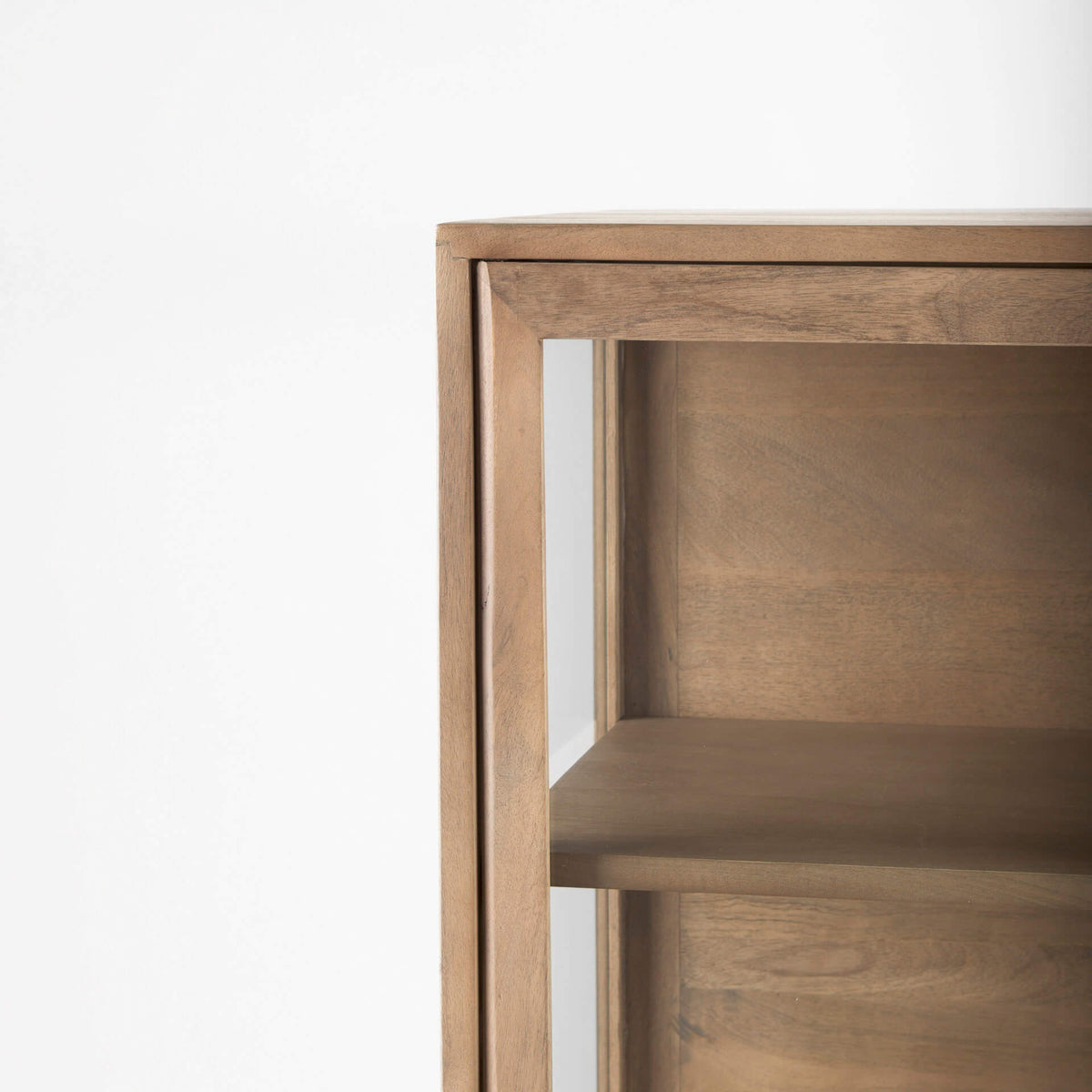 MERCANA ARELIUS LIGHT BROWN DISPLAY CABINET 69209