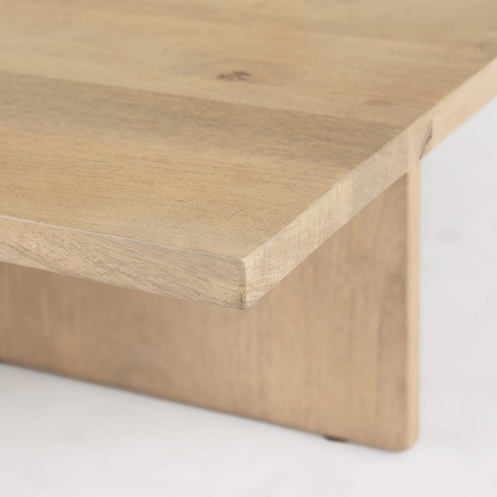 MERCANA AIDA LIGHT BROWN WOOD COFFEE TABLE 69186