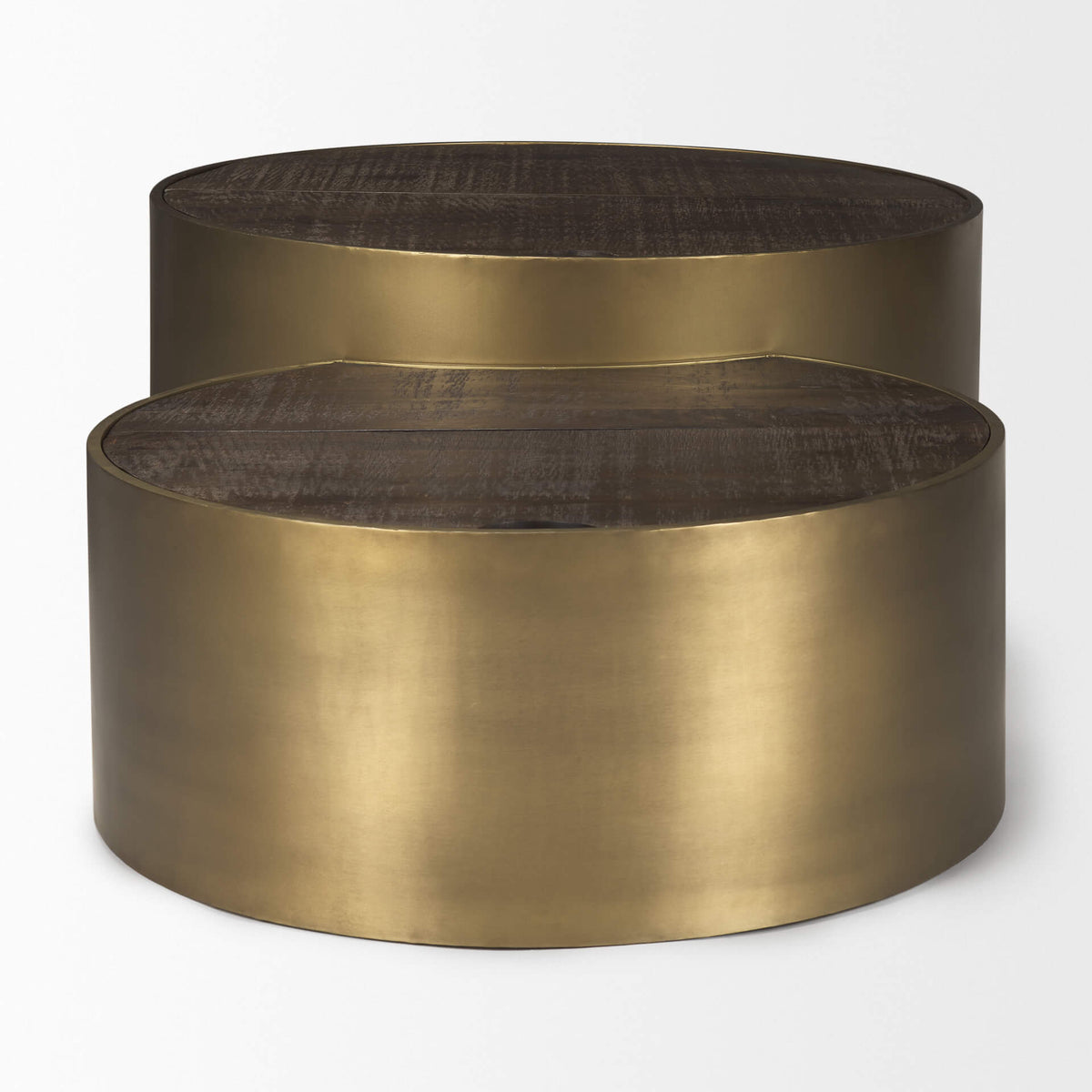 MERCANA ECLIPSE ROUND NESTED COFFEE TABLES SET OF TWO 67828