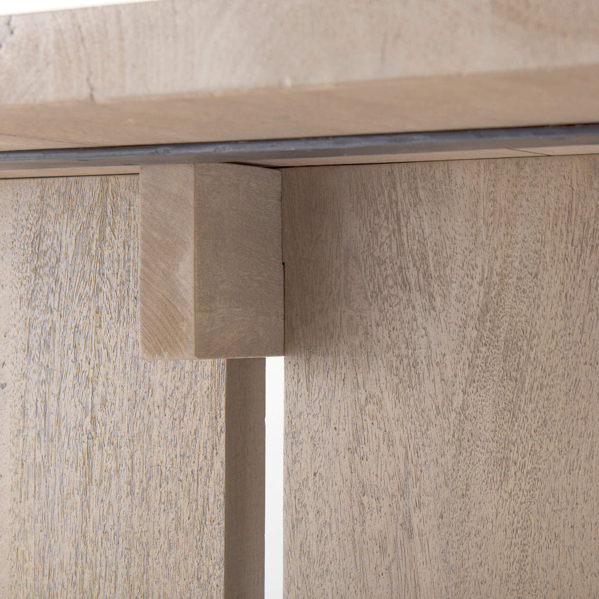MERCANA AIDA LIGHT GRAY WOOD DINING TABLE 69199