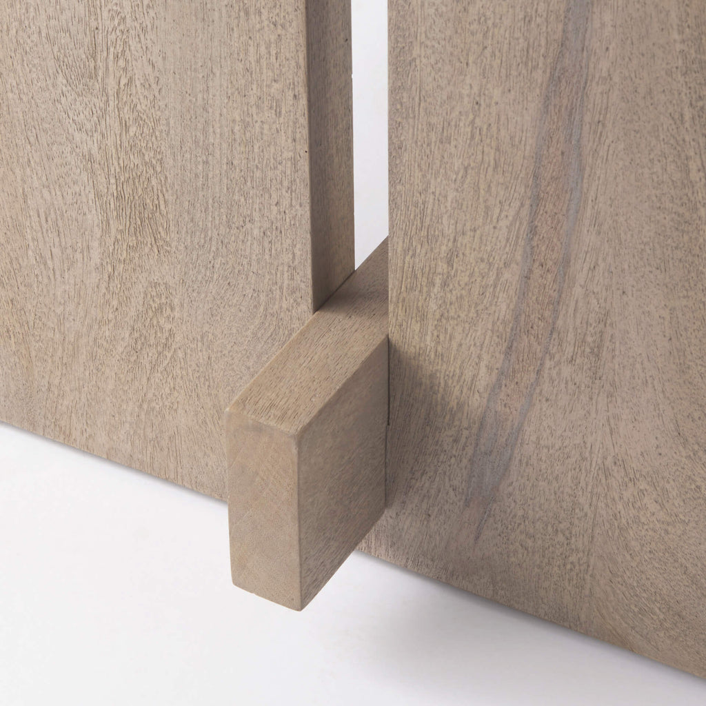 MERCANA AIDA LIGHT GRAY WOOD DINING TABLE 69199