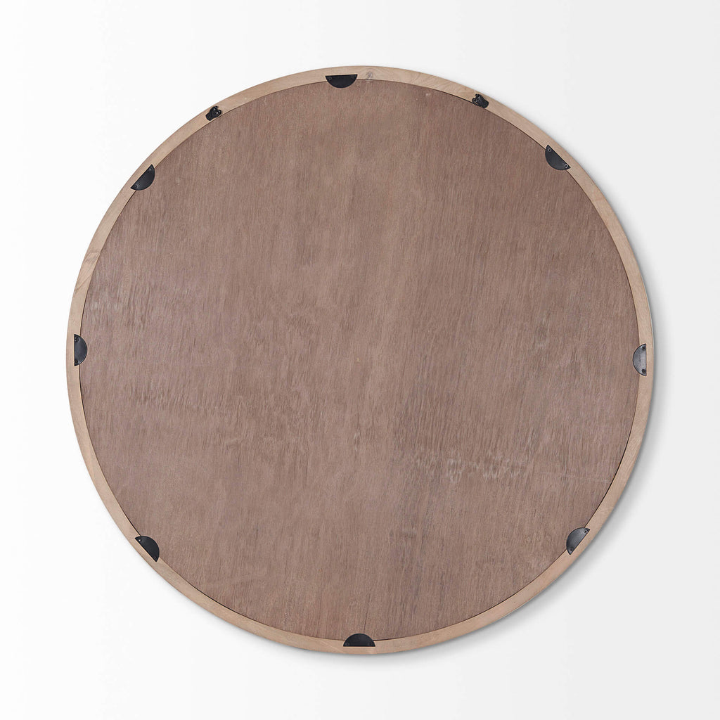 MERCANA GAMBIT 46" LIGHT BROWN WOOD MIRROR 69234