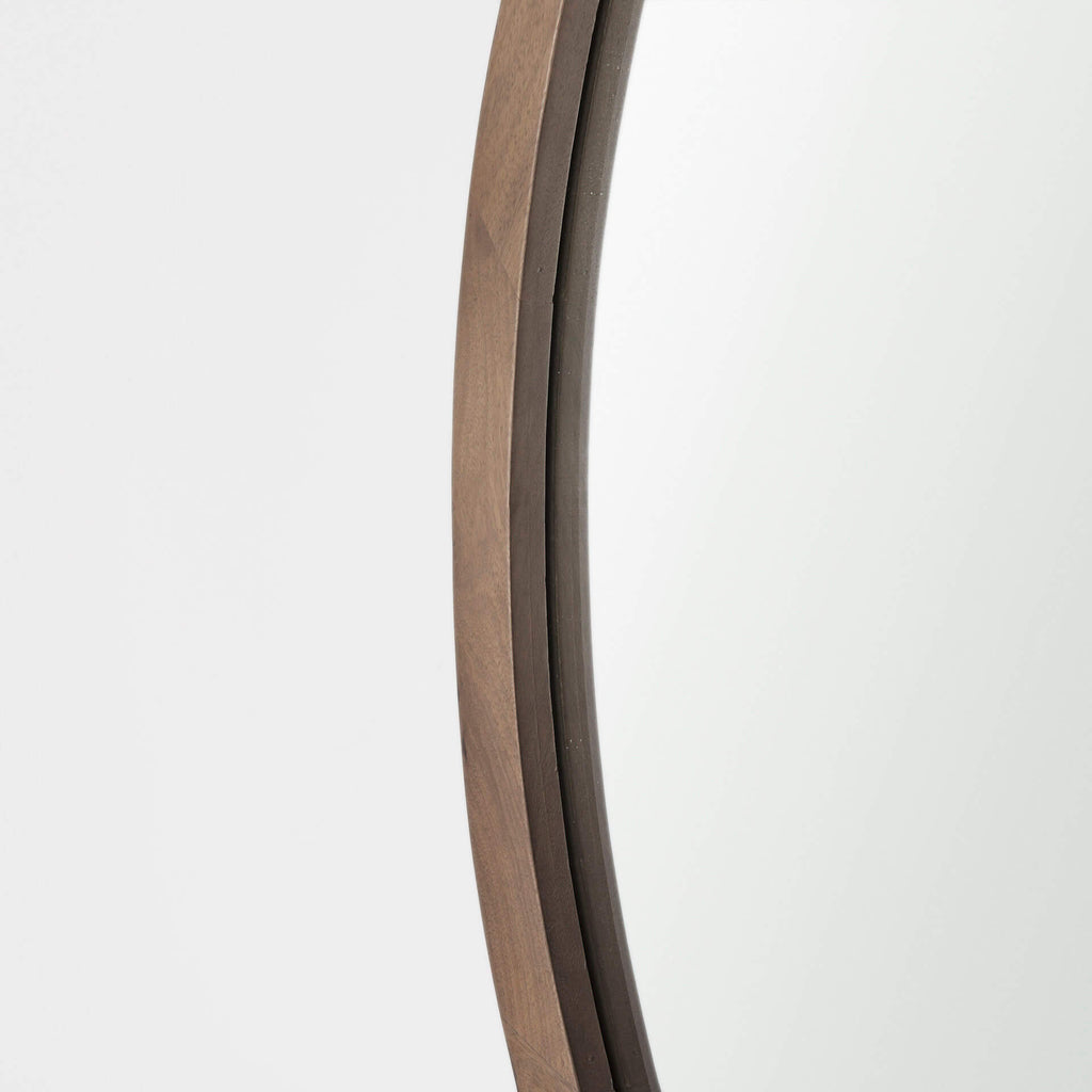 MERCANA GAMBIT 46" LIGHT BROWN WOOD MIRROR 69234