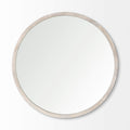 MERCANA GAMBIT 46" WHITE WASH WOOD MIRROR 69235