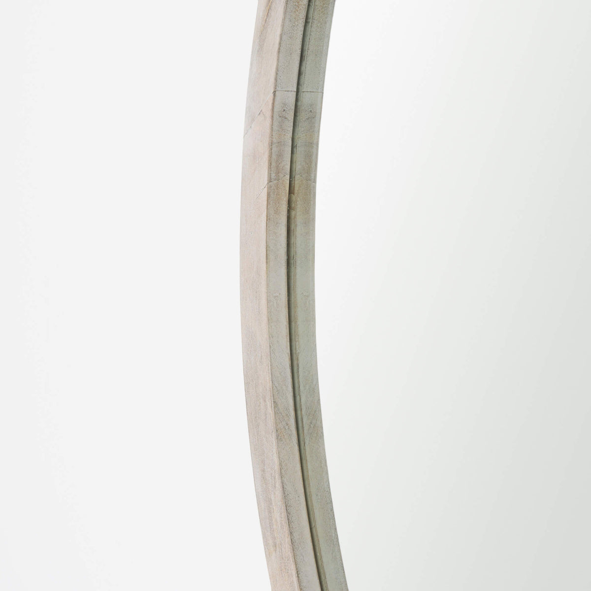MERCANA GAMBIT 46" WHITE WASH WOOD MIRROR 69235