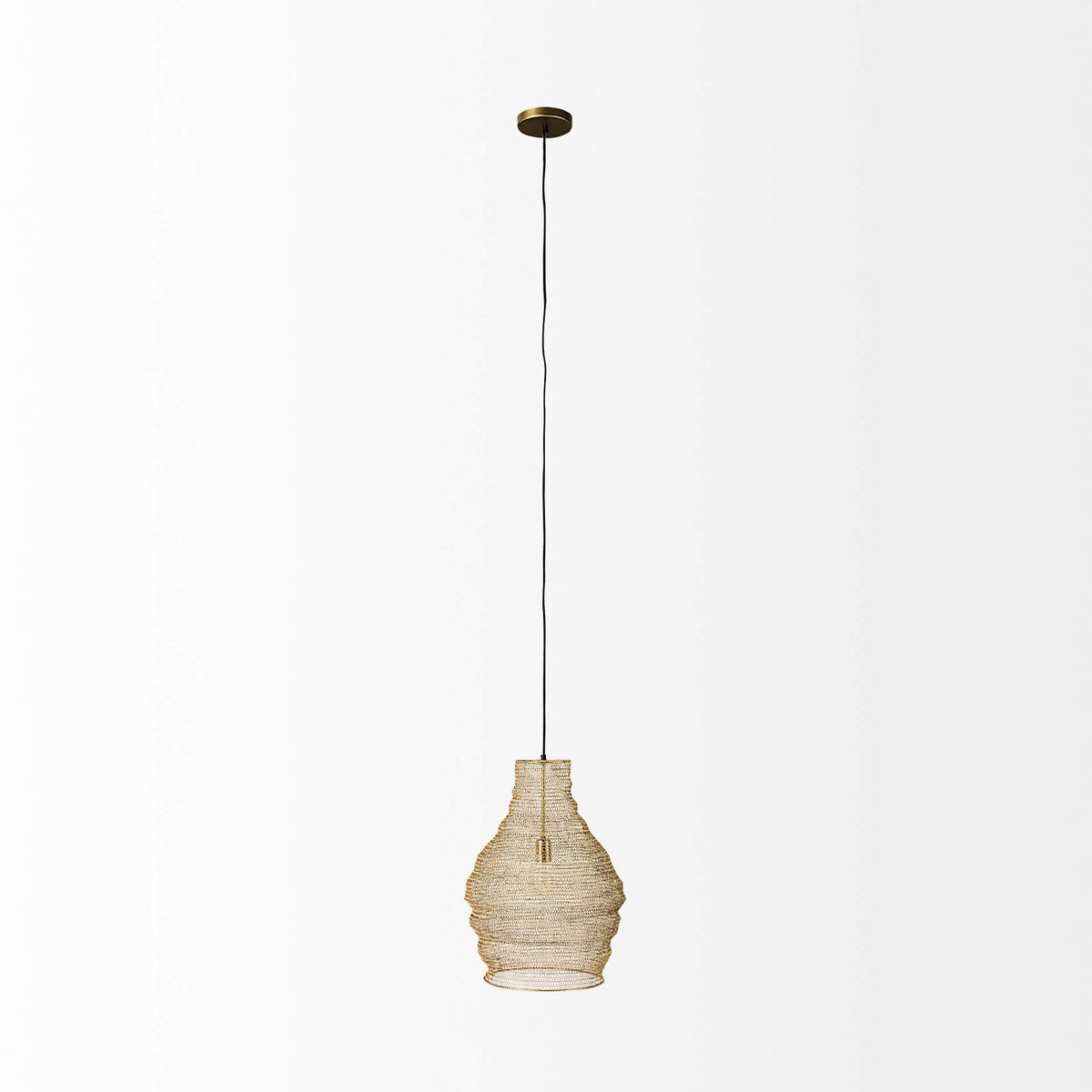 MERCANA HALYCON GOLD MESH PENDANT LIGHT 69239
