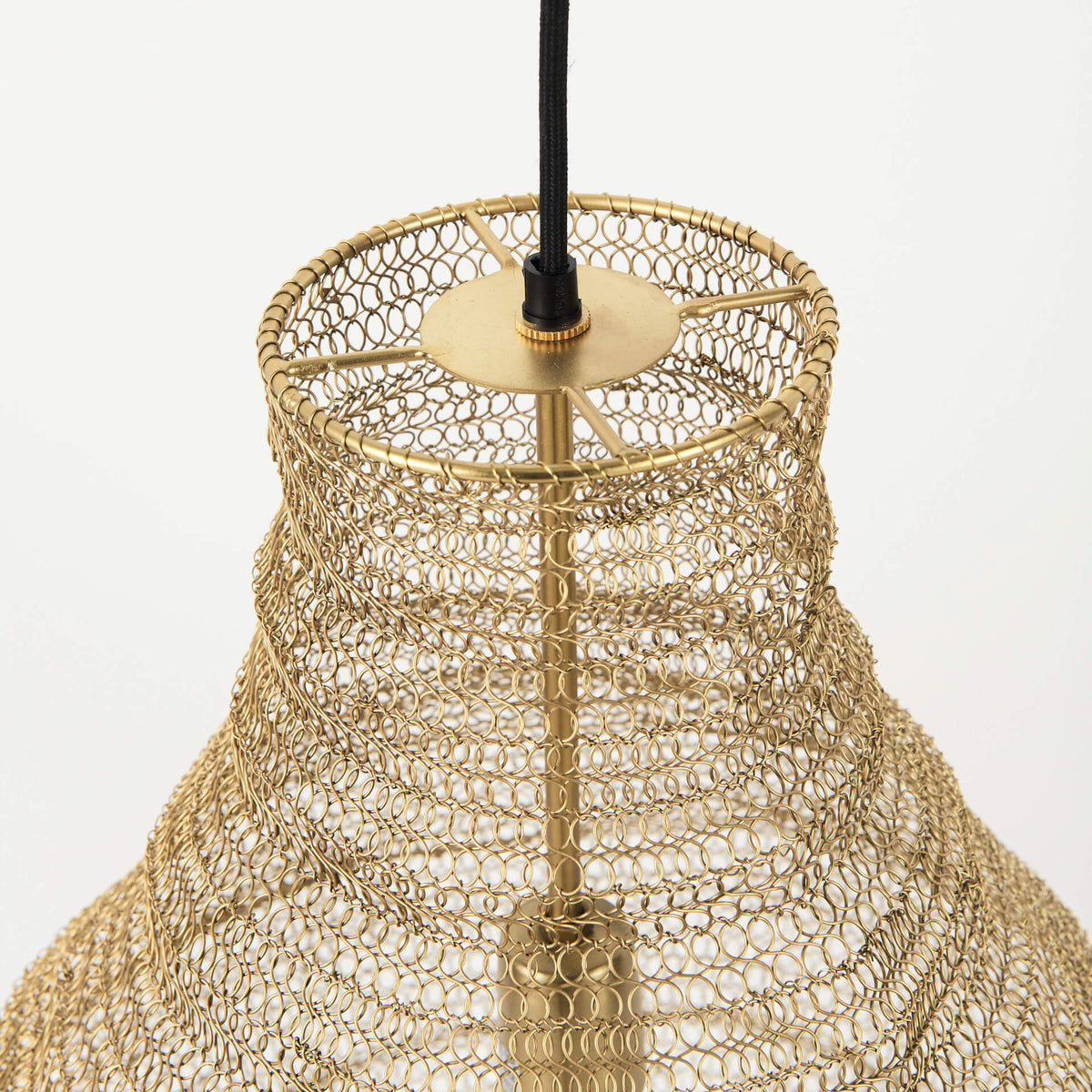 MERCANA HALYCON GOLD MESH PENDANT LIGHT 69239