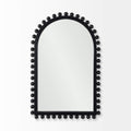 MERCANA LEEDS BLACK WOOD ARCH MIRROR 69285
