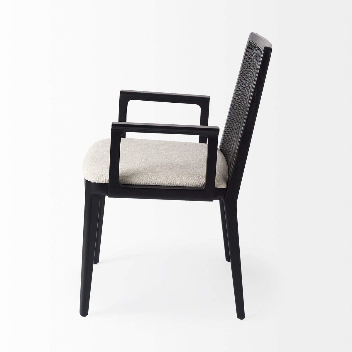 MERCANA CLARA DINING CHAIR CREAM FABRIC 69352