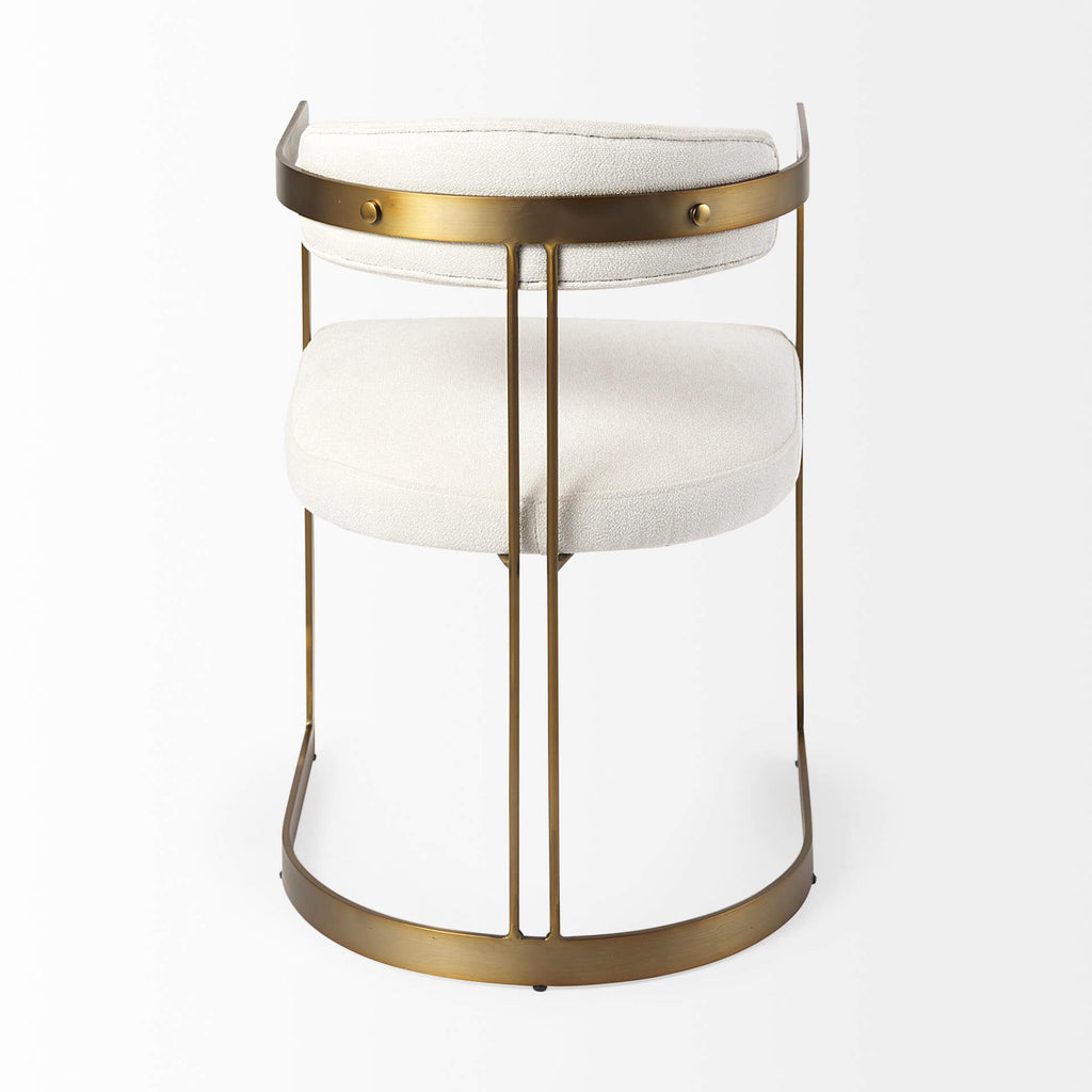 MERCANA HOLLYFIELD DINING CHAIR CREAM FABRIC 69451