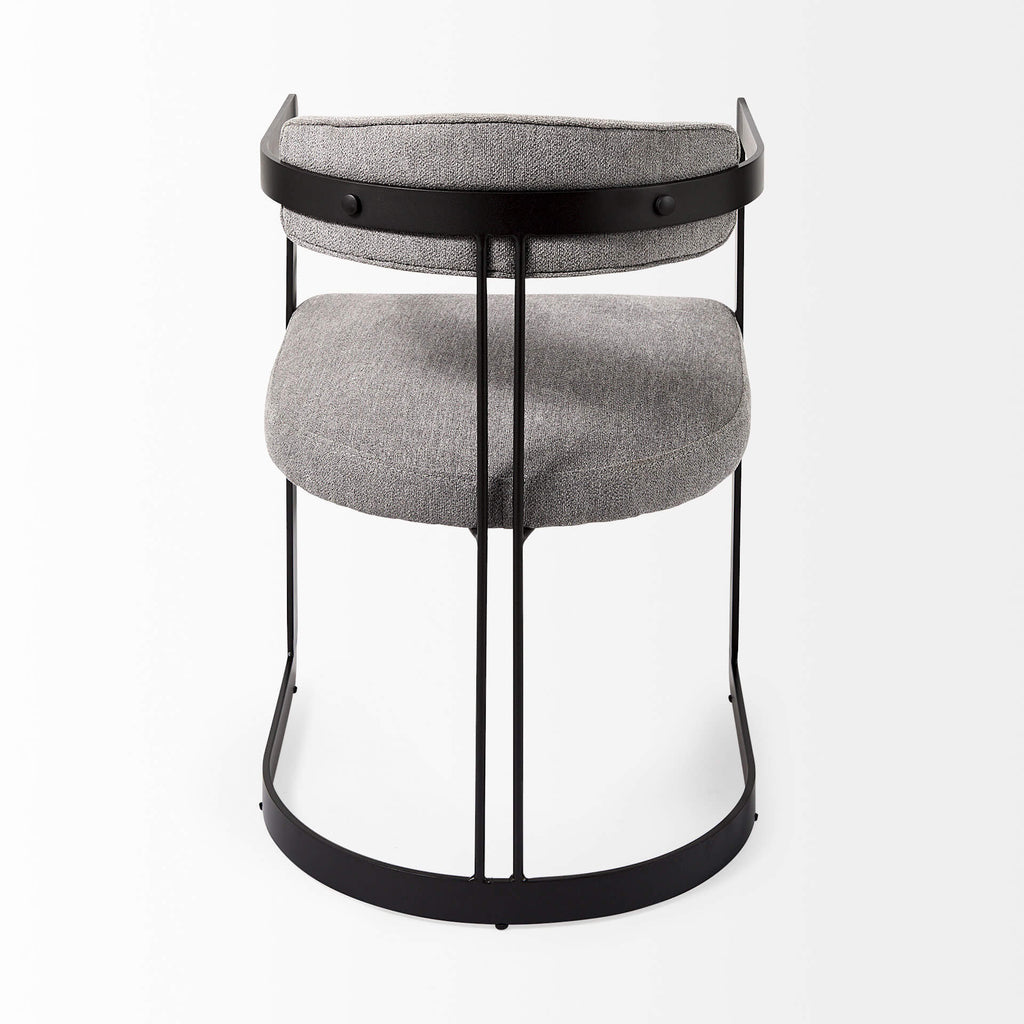 MERCANA HOLLYFIELD DINING CHAIR GRAY FABRIC 69454
