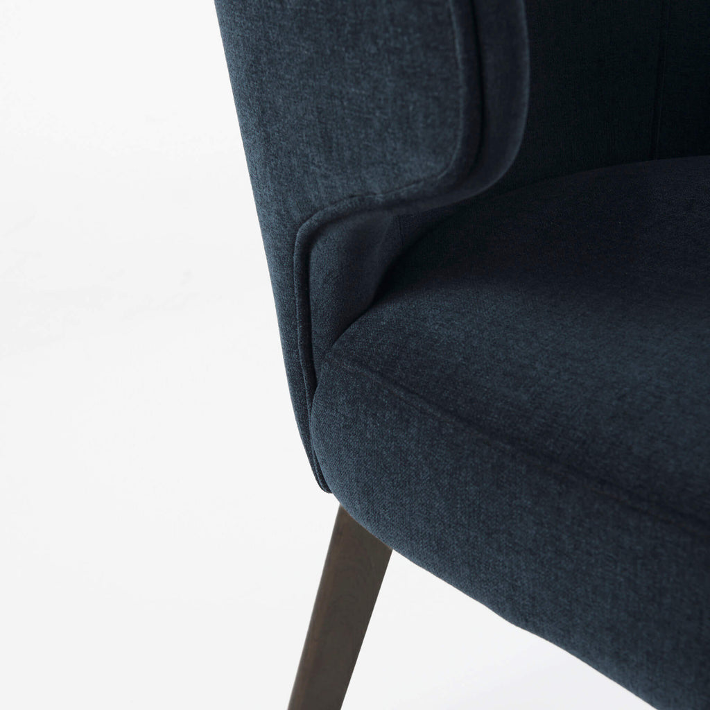 MERCANA NILES DINING CHAIR NAVY FABRIC 69562