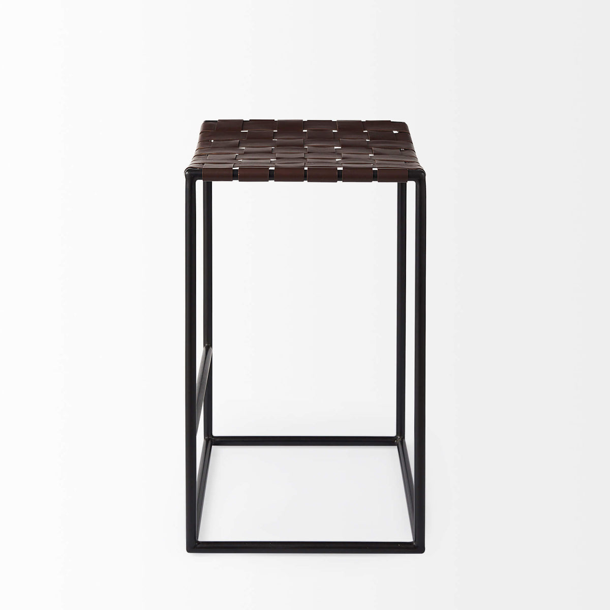 MERCANA CLARISSA BROWN LEATHER COUNTER STOOL 69393