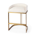 MERCANA HOLLYFIELD COUNTER STOOL CREAM FABRIC 69452