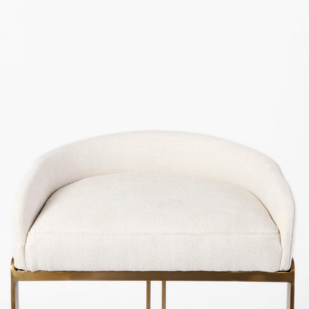 MERCANA HOLLYFIELD BAR STOOL CREAM FABRIC 69456